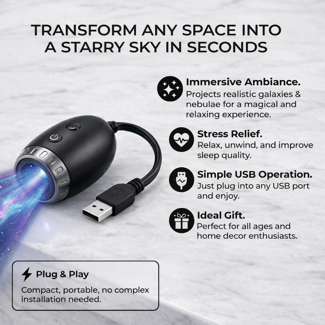 StellarGlow™ Galaxy Projector
